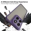 Coque arrière Phonesta AirFrost pour Motorola Moto G47/G37/G37 Power - Violet mat 3
