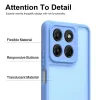 Coque arrière Phonesta AirFrost pour Motorola Moto G47/G37/G37 Power - Bleu saphir mat 6