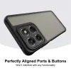 Coque arrière Phonesta AirFrost pour Motorola Moto G47/G37/G37 Power - Noir mat 4
