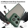 Coque arrière Phonesta AirFrost pour Motorola Moto G87/G77/G76 - Vert mat 3