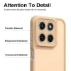 Coque arrière Phonesta AirFrost pour Motorola Moto G87/G77/G76 - Beige sable mat 6