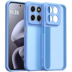Coque arrière Phonesta AirFrost pour Motorola Moto G87/G77/G76 - Bleu saphir mat