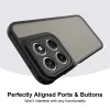 Coque arrière Phonesta AirFrost pour Motorola Moto G87/G77/G76 - Noir mat 4
