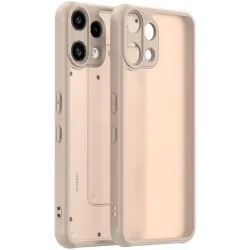 Coque arrière Phonesta AirFrost pour Nothing Phone (3a) Lite - Beige sable mat