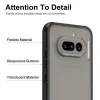 Coque arrière Phonesta AirFrost pour Nothing Phone (4a) - Noir mat 6