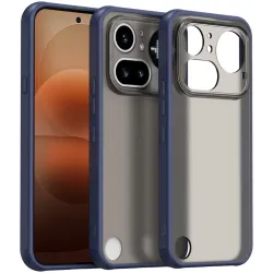 Coque arrière Phonesta AirFrost pour Nothing Phone (4a) Pro - Bleu mat