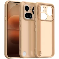 Coque arrière Phonesta AirFrost pour Nothing Phone (4a) Pro - Beige sable mat