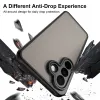 Coque arrière Phonesta AirFrost pour Samsung Galaxy A27 - Noir mat 3