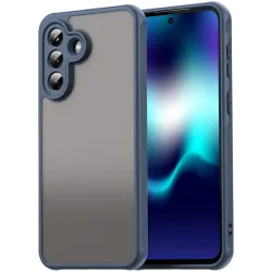Coque arrière Phonesta AirFrost pour Samsung Galaxy A37 - Bleu mat