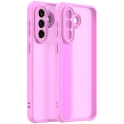 Coque arrière Phonesta AirFrost pour Samsung Galaxy A37 - Rose bonbon mat