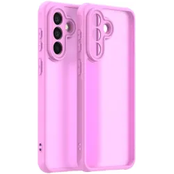 Coque arrière Phonesta AirFrost pour Samsung Galaxy A57 - Rose bonbon mat