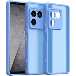 Coque arrière Phonesta AirFrost pour Sony Xperia 1 VIII - Bleu saphir mat