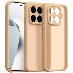 Coque arrière Phonesta AirFrost pour Xiaomi 17T - Beige sable mat