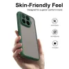 Coque arrière Phonesta AirFrost pour Xiaomi 17T Pro - Vert mat 1