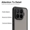 Coque arrière Phonesta AirFrost pour Xiaomi 17T Pro - Noir mat 6