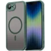 Coque arrière Phonesta AirFrost avec MagSafe pour Apple iPhone 17e/16e - Vert mat