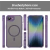 Coque arrière Phonesta AirFrost avec MagSafe pour Apple iPhone 17e/16e - Violet mat 3
