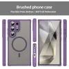 Coque arrière Phonesta AirFrost avec MagSafe pour Samsung Galaxy S25 Ultra - Violet mat 3
