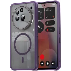 Coque arrière Phonesta AirFrost avec MagSafe pour Nothing Phone (3a) Pro - Violet mat