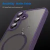 Coque arrière Phonesta AirFrost avec MagSafe pour Samsung Galaxy S25 Plus/S24 Plus - Violet mat 6