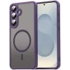 Coque arrière Phonesta AirFrost avec MagSafe pour Samsung Galaxy S25/S24 - Violet mat