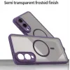 Coque arrière Phonesta AirFrost avec MagSafe pour Samsung Galaxy S25 Edge - Violet mat 4