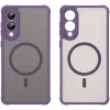 Coque arrière Phonesta AirFrost avec MagSafe pour Samsung Galaxy S25 Edge - Violet mat 7