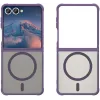 Coque arrière Phonesta AirFrost avec MagSafe pour Samsung Galaxy Z Flip 7 - Violet mat 2