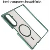 Coque arrière Phonesta AirFrost avec MagSafe pour Samsung Galaxy Z Fold 7 - Vert mat 6