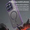 Coque arrière Phonesta AirFrost avec MagSafe pour Motorola Edge 60 Pro - Violet mat 4