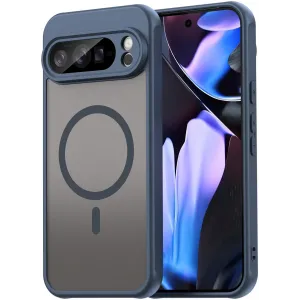 Coque arrière Phonesta AirFrost avec MagSafe pour Google Pixel 10 Pro XL - Bleu mat