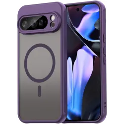 Coque arrière Phonesta AirFrost avec MagSafe pour Google Pixel 10 Pro XL - Violet mat