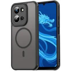 Coque arrière Phonesta AirFrost avec MagSafe pour Xiaomi Redmi 15C - Noir mat