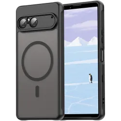 Coque arrière Phonesta AirFrost avec MagSafe pour Sony Xperia 10 VII - Noir mat