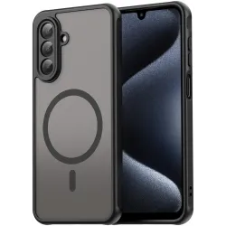 Coque arrière Phonesta AirFrost avec MagSafe pour Samsung Galaxy A17/A26 - Noir mat