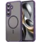 Coque arrière Phonesta AirFrost avec MagSafe pour Samsung Galaxy S25 FE - Violet mat