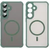 Coque arrière Phonesta AirFrost avec MagSafe pour Samsung Galaxy A36/A56 - Vert mat 1