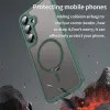 Coque arrière Phonesta AirFrost avec MagSafe pour Samsung Galaxy A36/A56 - Vert mat 4