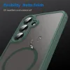 Coque arrière Phonesta AirFrost avec MagSafe pour Samsung Galaxy A36/A56 - Vert mat 7