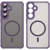 Coque arrière Phonesta AirFrost avec MagSafe pour Samsung Galaxy A36/A56 - Violet mat 1