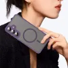 Coque arrière Phonesta AirFrost avec MagSafe pour Samsung Galaxy A36/A56 - Violet mat 3