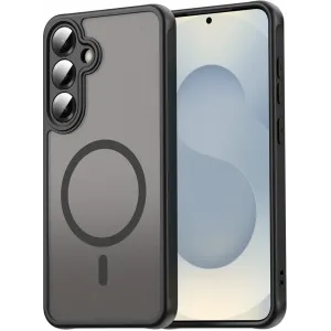 Coque arrière Phonesta AirFrost avec MagSafe pour Samsung Galaxy A36/A56 - Noir mat