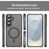 Coque arrière Phonesta AirFrost avec MagSafe pour Samsung Galaxy A36/A56 - Noir mat 2