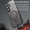 Coque arrière Phonesta AirFrost avec MagSafe pour Samsung Galaxy A36/A56 - Noir mat 4