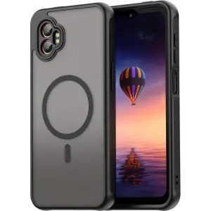 Coque arrière Phonesta AirFrost avec MagSafe pour Samsung Galaxy Xcover 7 Pro - Noir mat