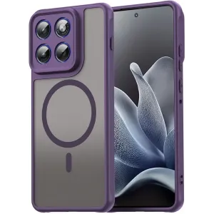 Coque arrière Phonesta AirFrost avec MagSafe pour Motorola Edge 70 - Violet mat