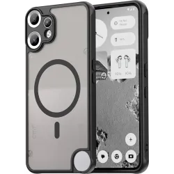 Coque arrière Phonesta AirFrost avec MagSafe pour Nothing CMF Phone 2 Pro - Noir mat