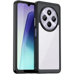 Coque arrière Phonesta Acrylic Hybrid pour Xiaomi Redmi 14C / Xiaomi Poco C75 - Noir