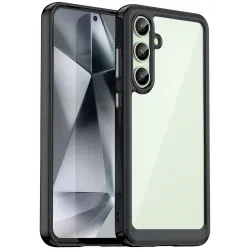 Coque arrière Phonesta Acrylic Hybrid pour Samsung Galaxy S24 FE - Noir