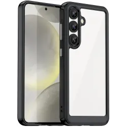 Coque arrière Phonesta Acrylic Hybrid pour Samsung Galaxy S25/S24 - Noir